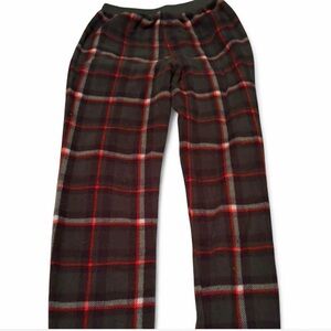 dip Plaid pajama pants - Red, Dark green, and White
